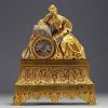 Gilt bronze clock from the Charles X period, dial signed ‘Fontanil, rue St Martin, 16ème’.