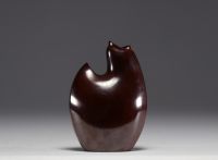 Japan - Nakajima YASUMI (1905-1986) bronze vase 