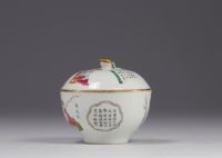 China - Famille Rose Wu Shuang Pu porcelain teapot.