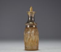 René LALIQUE (1860-1945) Molinard - Calendal model perfume atomiser in moulded pressed glass, 1927.