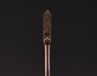 Wooden Maori Carved Taiaha  dating from around  1880. Length approx 1.515m Country of Origin/Manufacture: New Zealand .