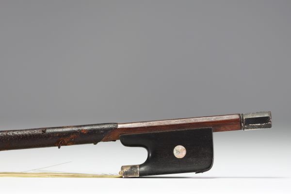 Albin WILFER (XIX-XX) Leipzig - Cello bow, signed ‘Wilfer, Leipzig’, c. 1900