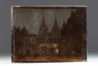 ‘Exceptional lot of 22 very lively photographic plates on glass, circa 1890.