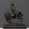 Jean François Théodore GECHTER (1795-1844) ‘Equestrian figure’ Bronze with shaded patina, signed on the terrace.