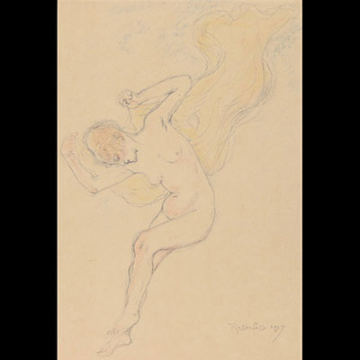 Armand RASSENFOSSE (1862-1934) Lithographie à couleurs 