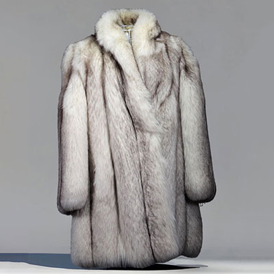 Fox fur coat from Palante in Liège (BE)