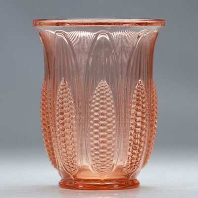 Val Saint Lambert Art Deco vase 