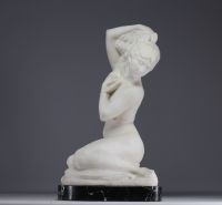 Louis MASCRÉ (1871-1929) Large marble sculpture 