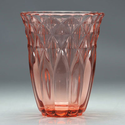 Val Saint Lambert Art Deco Vase 