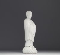 Chine - Statue de Damo en porcelaine blanc de Chine.