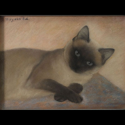 Edmond HOYOIS (1882-1981) pastel sur papier 