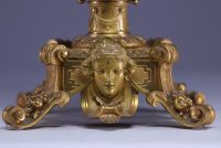 A rare Sèvres porcelain and gilt bronze clock decorated with cherubs.