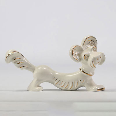 VILLEROY & BOCH Septfontaines, white earthenware dog