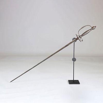 French triangular rapier sword 1800