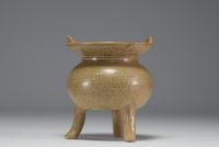 China - Glazed stoneware perfume burner, Song dynasty.