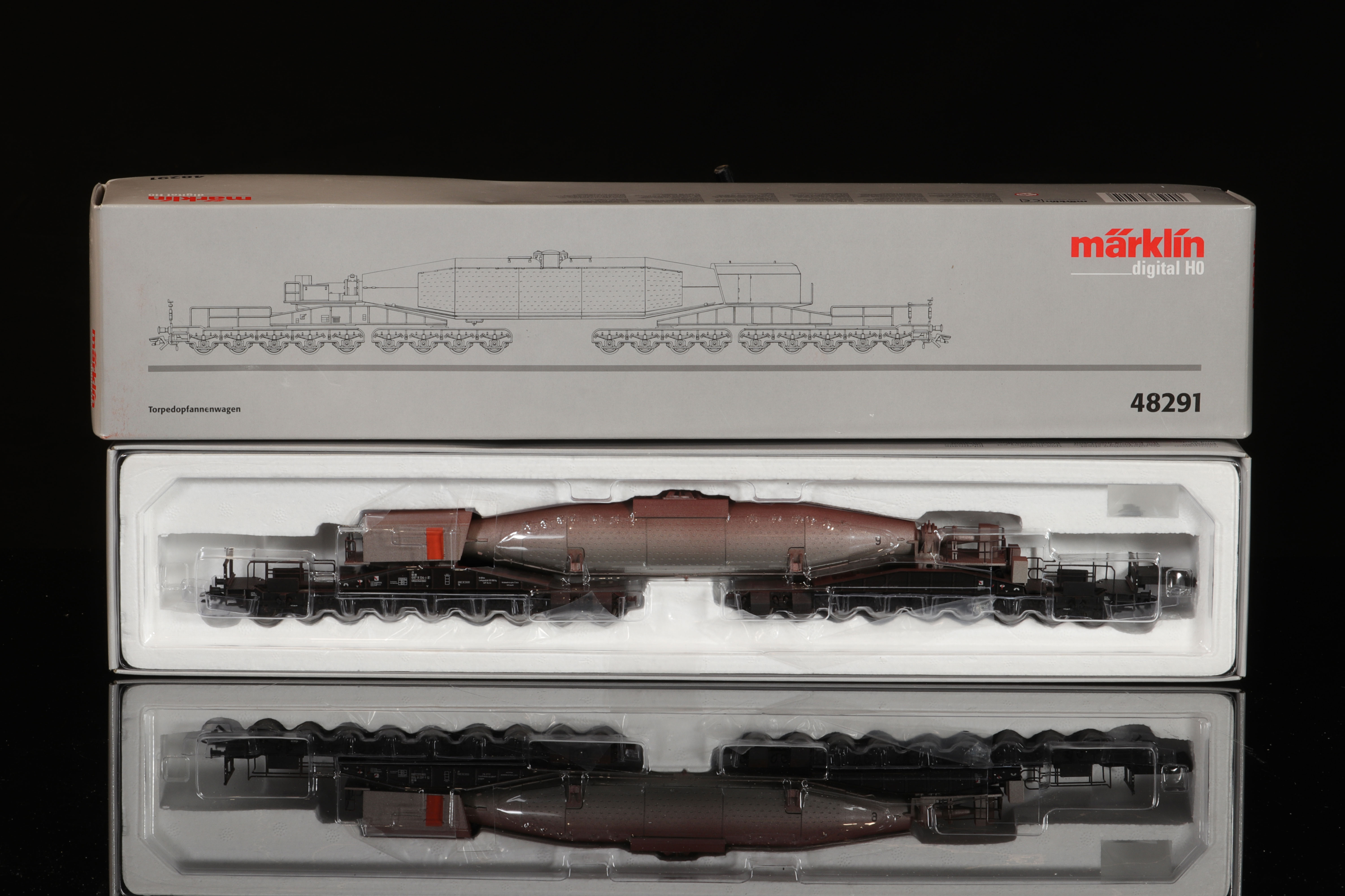 Mitt ijsje tofu Train - Scale model - Marklin HO digital 48291 - Torpedo car ...