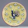 Ernest D'HOSSCHE (1912-1976) Boch Frères Keramis - Glazed stoneware dish decorated with a stylised cockerel.