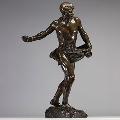 Henri Désiré GAUQUIÉ (1858-1927)  Grand bronze 