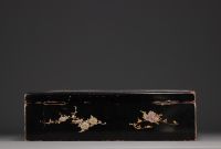 Japan - Nagasaki lacquer and marquetry Masonic chest, Edo, 19th century.