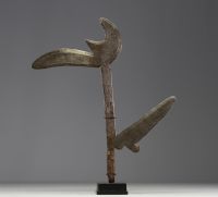 Africa, DRC - Set of three Momvu knives and one throwing knife.