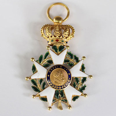 Order of the Legion of Honor in enamelled gold Louis-Philippe I 1830-1848