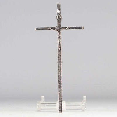 Crucifix en argent massif