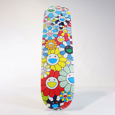 Takashi Murakami (after) - Multi Flower, 2019 Screenprint on skateboard decks Limited edition sold exclusively at Complexcon 2019