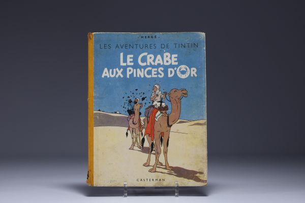 TINTIN - The Crab with the Golden Claw :First edition in colour. Casterman-Tournai-Paris