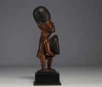 Africa DRC - Rare Bas-Congo fetish with magic charge, 19th century