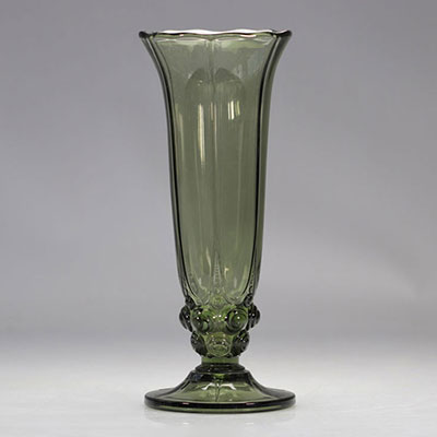 Val Saint Lambert Art Deco vase 