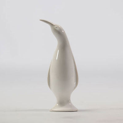 VILLEROY & BOCH Septfontaines sculpture en forme d'un pingouin blanc en faïence