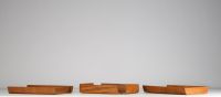 Florence KNOLL (1917-2019) Set of desk storage units (3 pieces)