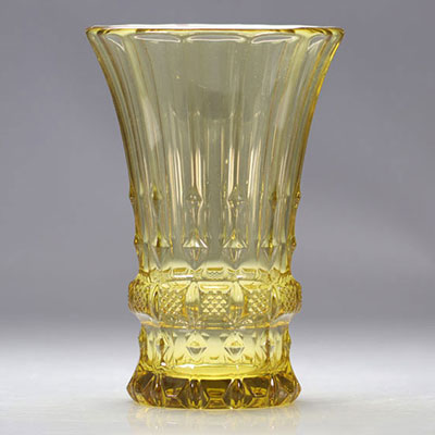 Val Saint Lambert Art Deco vase 