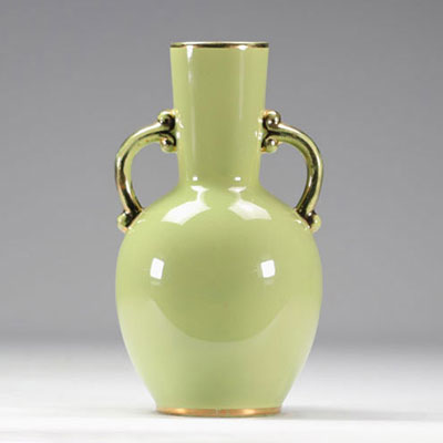 VILLEROY & BOCH Septfontaines,  vase vert en faïence