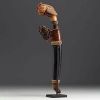 Indonesia - Beautiful Sewar dagger with carved wooden handle in the shape of a parrot's head.