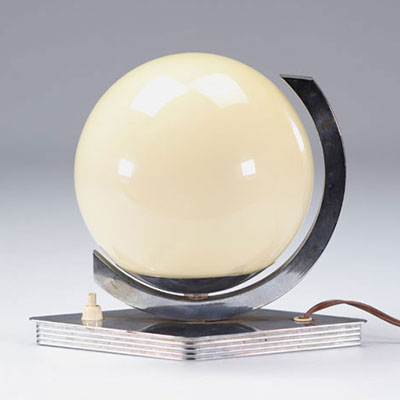 Lampe de bureau chromée