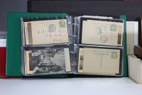 Set of various stamp albums and documents from China and around the world.