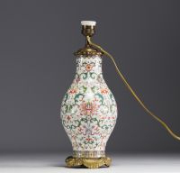 China - Famille rose porcelain vase, Republic period.