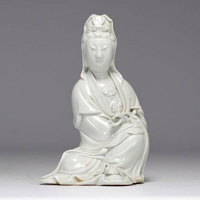 Guanyin in white china