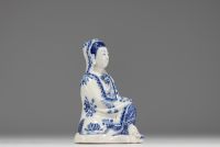 China - Traditional blue and white porcelain figurine from the 19th century.