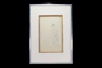 Henri LAURENS (1885-1954) attr. to “Cubist sketch” Pencil on paper, circa 1930-40.