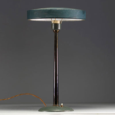 Louis KALFF (1897-1976) pour Philips - Lampe de table, première édition des années 50.