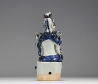China - Divinity in blue-white porcelain, Ming period