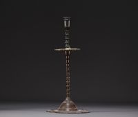 Bronze candlestick from the 16th century, Flanders.