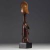 Africa - BURKINA - MOSSI - Fertility doll in carved and scarified wood covered in leather.