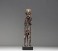 Sepik, Papouasie - Nouvelle Guinée sculpture datant du début du XXème siècle.