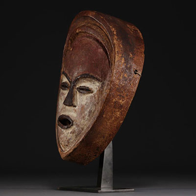 Gabon - Vouvi mask in carved wood, Michel Boulanger collection Liège