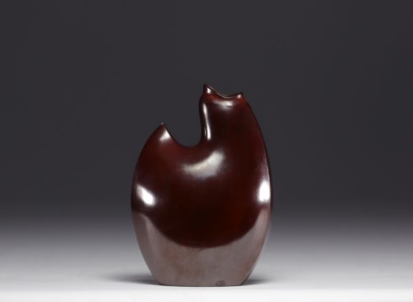 Japan - Nakajima YASUMI (1905-1986) bronze vase 