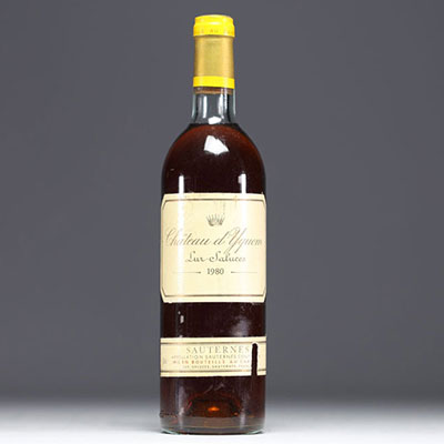 Château d'Yquem, 1980 vintage, Sauternes appellation, Bordeaux, France.