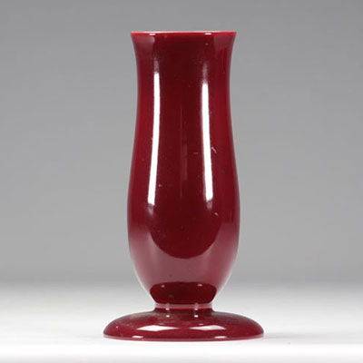 VILLEROY & BOCH Septfontaines,  vase rouge en faïence